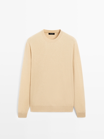 Zara Свитер с круглым вырезом из шерстяной смеси