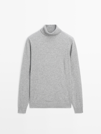 Zara Свитер из шерстяного микса с высоким воротником купить с доставкой.