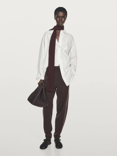 Брюки 100% кашемировые свободного кроя- Заказать в России