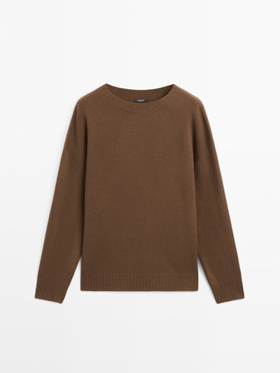 Zara Свитер с круглым вырезом из шерстяно-вискозной смеси купить с доставкой.