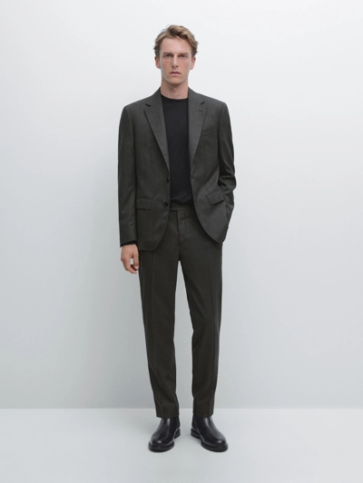 Пиджак костюмный из 100% шерсти