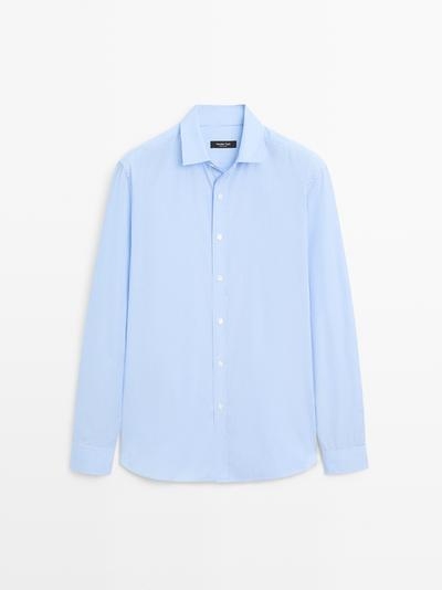 Zara Рубашка в полоску REGULAR FIT купить с доставкой.