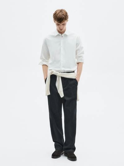 Рубашка из хлопкового смесового материала REGULAR FIT - LIMITED