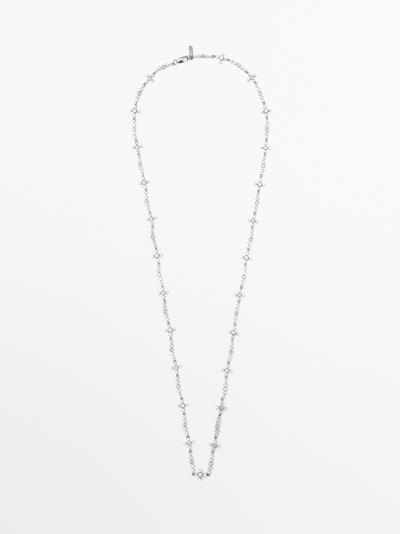 Zara Подвеска люстра с кристаллами