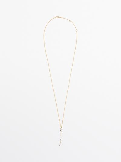 Zara Подвеска с кристаллами