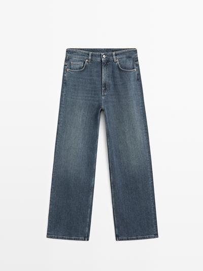 Zara Джинсы свободного кроя средней посадки