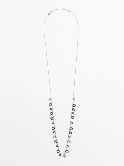 Ожерелье с античными стразами- Заказать в России