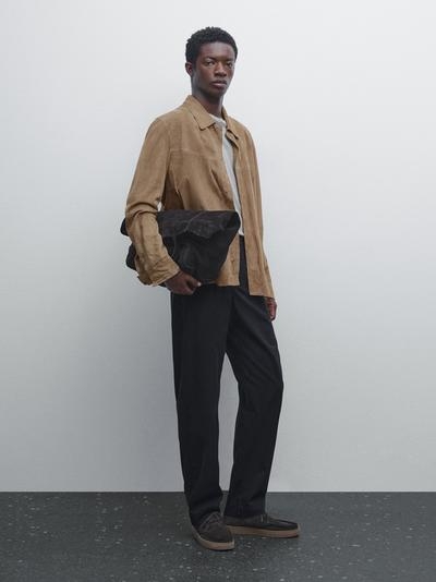 Zara Брюки с кроем джоггер из 100% хлопка