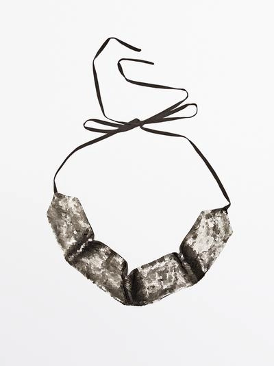 Пояс с пайетками