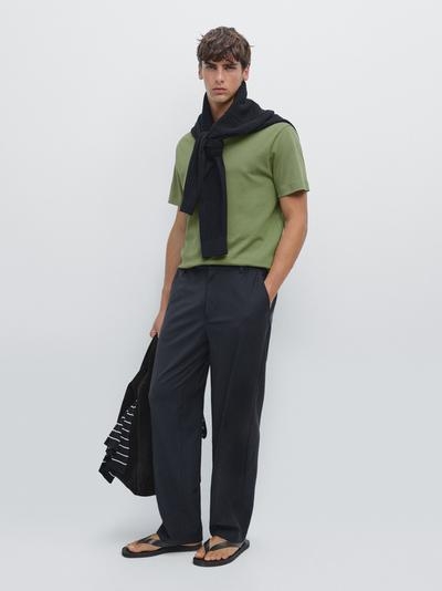 Zara Футболка с коротким рукавом из 100% хлопка купить с доставкой.