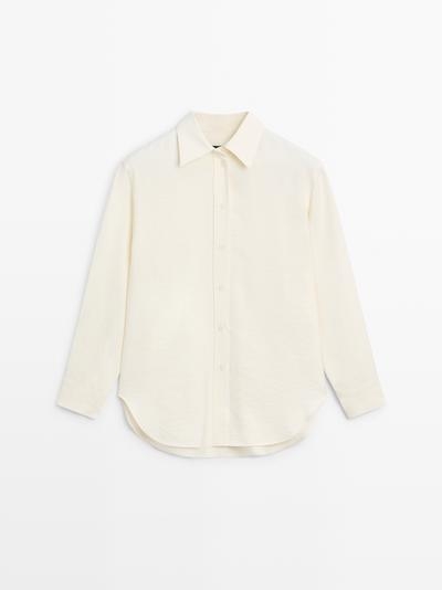 Zara Рубашка с увеличенным размером и длинными рукавами купить с доставкой.