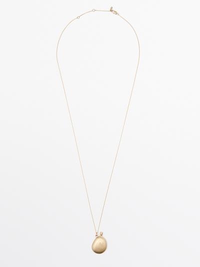 Zara Ожерелье с металлическим подвеской