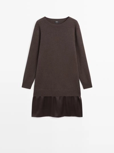 Платье из 100% кашемира