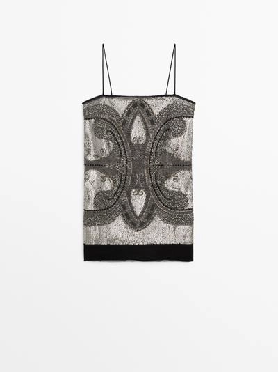 Платье-бюстье с вышивкой - STUDIO- Заказать в России