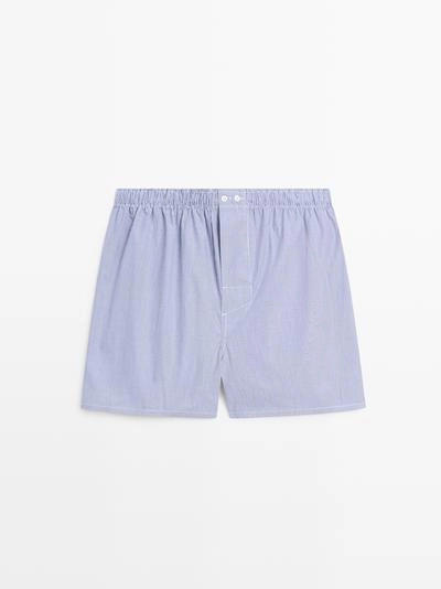 100% хлопковые полосатые боксеры