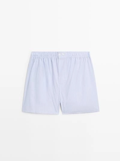 Боксеры в полоску из 100% хлопка- Заказать в России