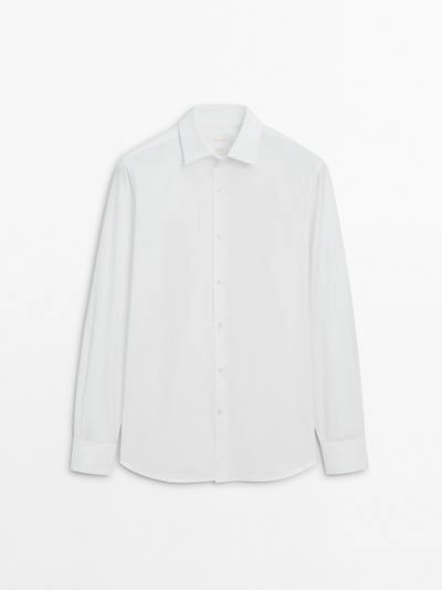 Рубашка из поплина в стиле SLIM FIT из 100% хлопка