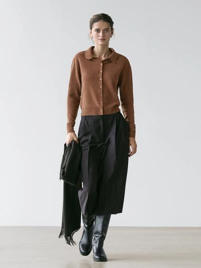 Кардиган из 100% шерсти- Заказать в России