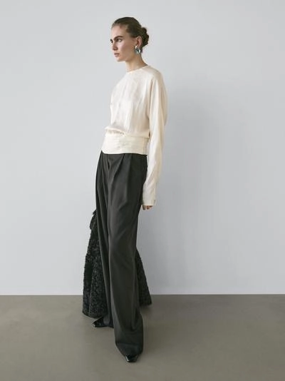 Полосатые брюки с линиями - STUDIO