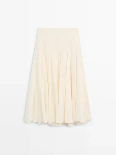 Юбка-миди с оборкой - STUDIO