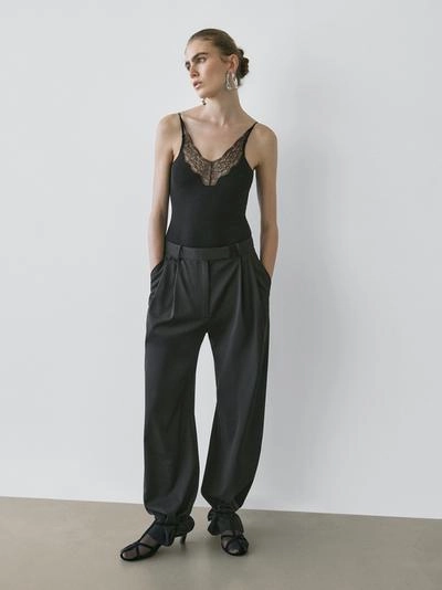 Боди с кружевными деталями - STUDIO- Заказать в России