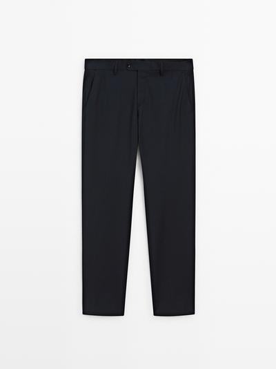 Zara Брюки из шерстяно-смесовой ткани для костюма