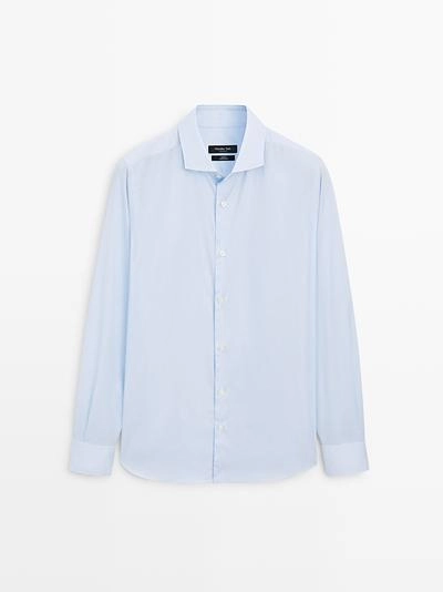 Рубашка SLIM FIT из 100% хлопка- Заказать в России