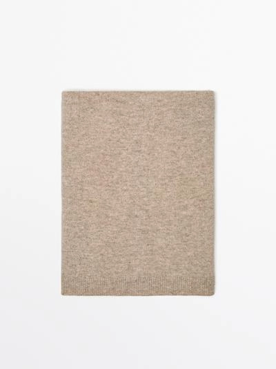 Шарф из мягкой шерстяной смеси- Заказать в России