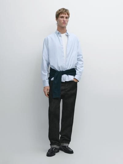 Рубашка из 100% хлопка оксфорд- Заказать в России