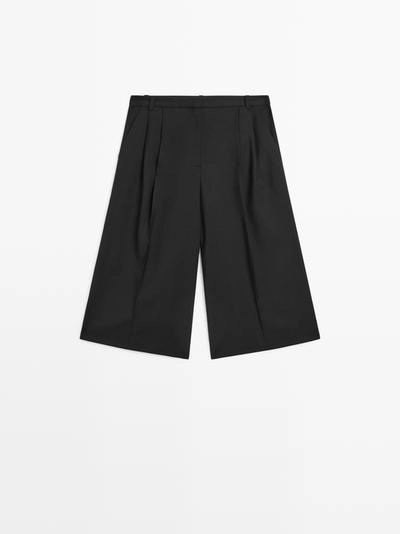 Бермуды из 100% шерсти