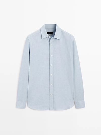 Рубашка REGULAR FIT меланжевая- Заказать в России