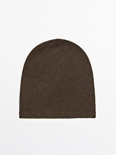 Zara Тонкая вязаная шапка