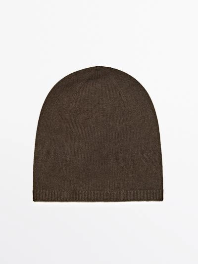 Тонкая вязаная шапка- Заказать в России