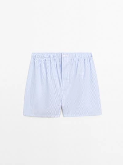 100% хлопковые полосатые боксеры