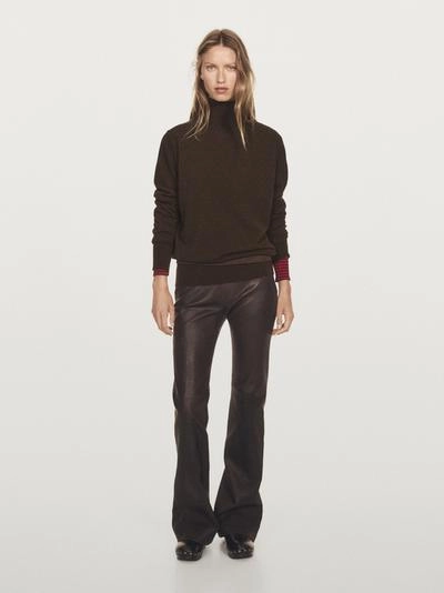 Вязанный свитер-воротник из 100% кашемира