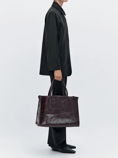 Сумка MAXI MD ICON из потертой натуральной кожи- Заказать в России