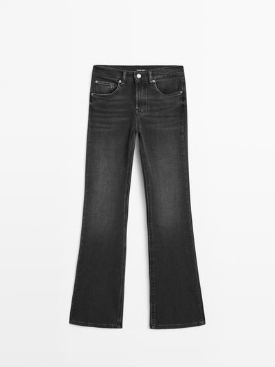 Zara Джинсы с высокой талией и расклешенными штанинами купить с доставкой.