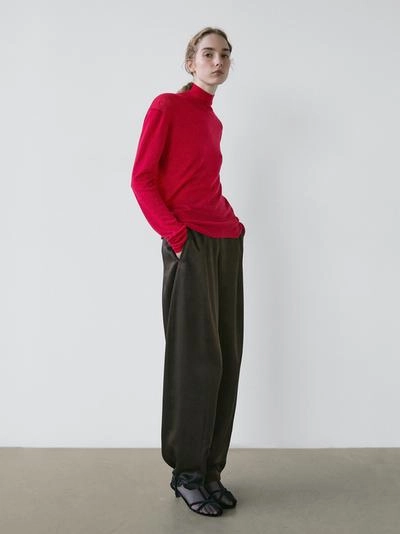 Свитер с высоким воротником PERKINS из 100% шерсти - STUDIO