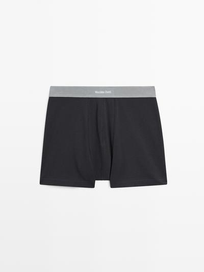 Zara Трусы с логотипом на поясе