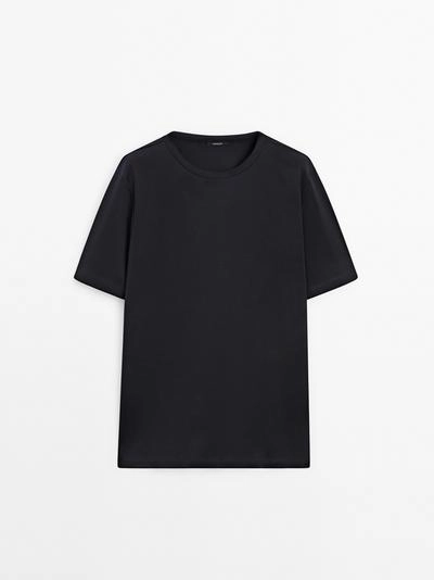 100% mercerised cotton T-shirt- Заказать в России