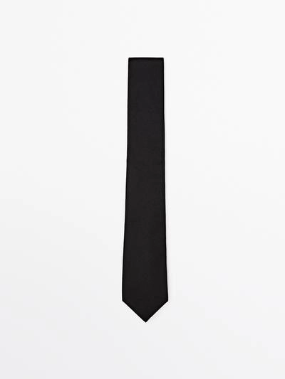 Галстук из твила с хлопком и шелком- Заказать в России