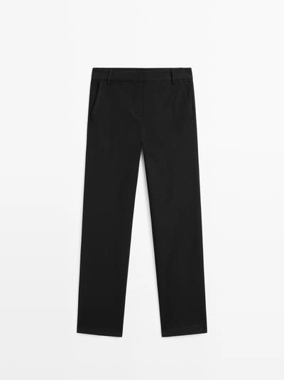 Брюки прямого кроя из технической ткани- Заказать в России