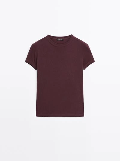 Футболка коротких рукавов из 100% хлопка- Заказать в России