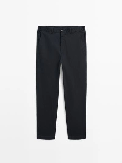 Брюки SLIM FIT с эластичным боковым деталем