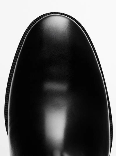 Кожаные сапоги для верховой езды- Заказать в России