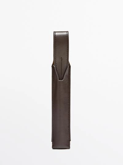 Nappa leather pen cover- Заказать в России