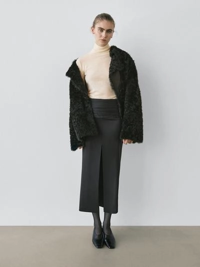 100% шерстяной свитер PERKINS с высоким воротником - STUDIO- Заказать в России