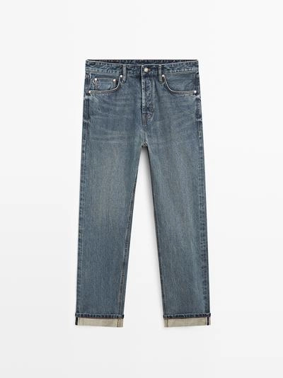 Джинсы с притачным краем- Заказать в России