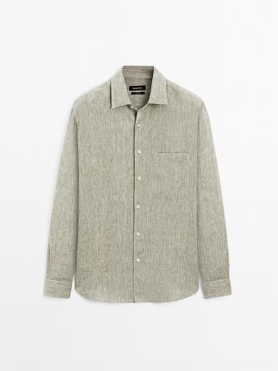 Zara Рубашка с карманом REGULAR-FIT