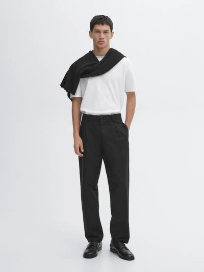 Футболка из мерсеризованного хлопка с короткими рукавами средней плотности- Заказать в России